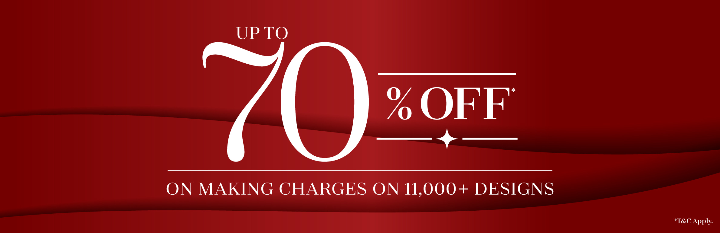 Up To 70% Off On Making Charges