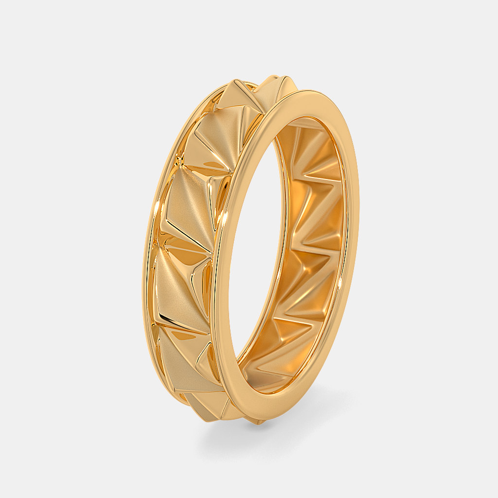 The Facet Peak Band Ring For Him