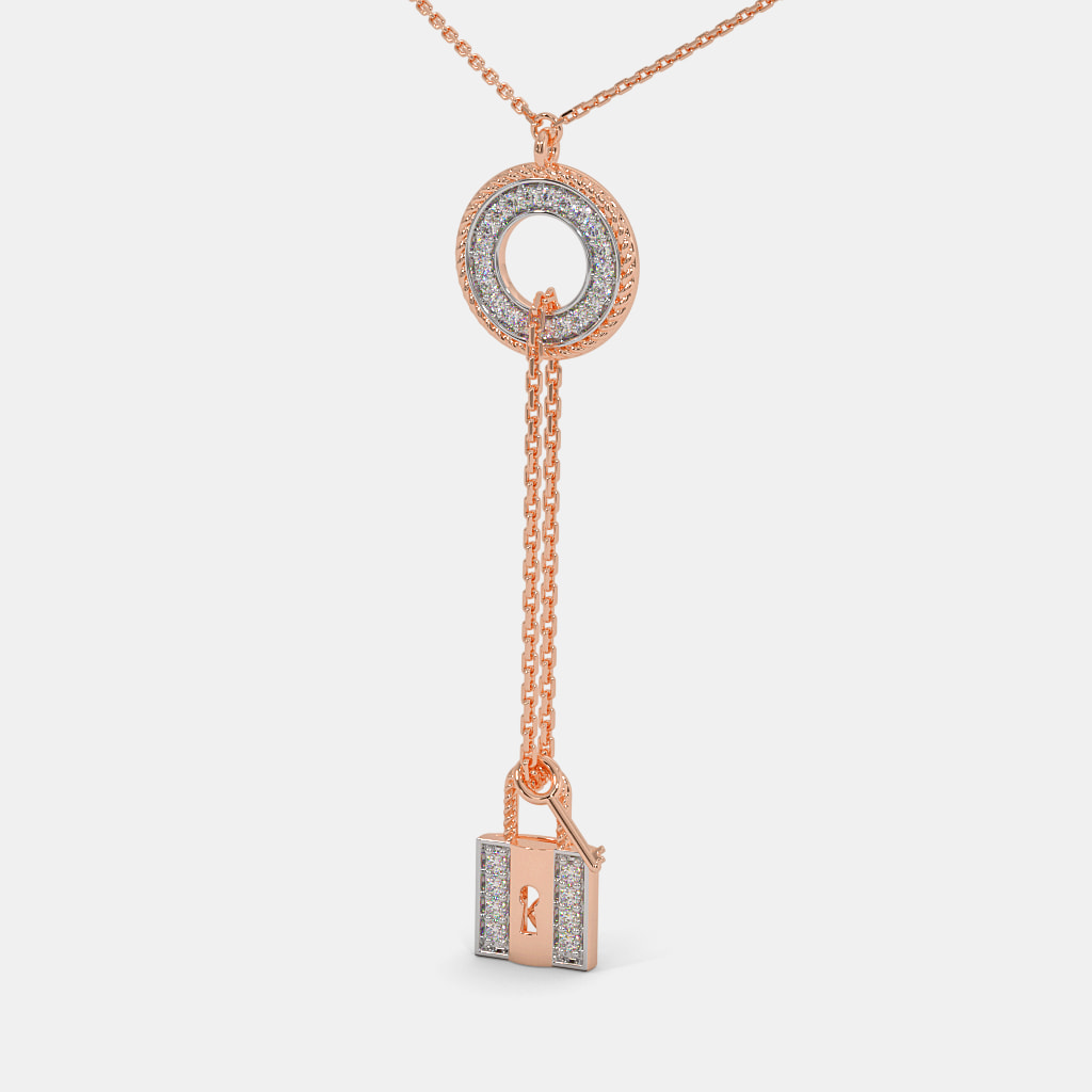 The Abrina Lock Necklace