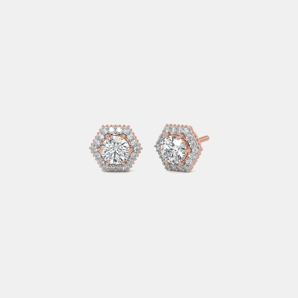 The Illume Solitaire Stud Earrings