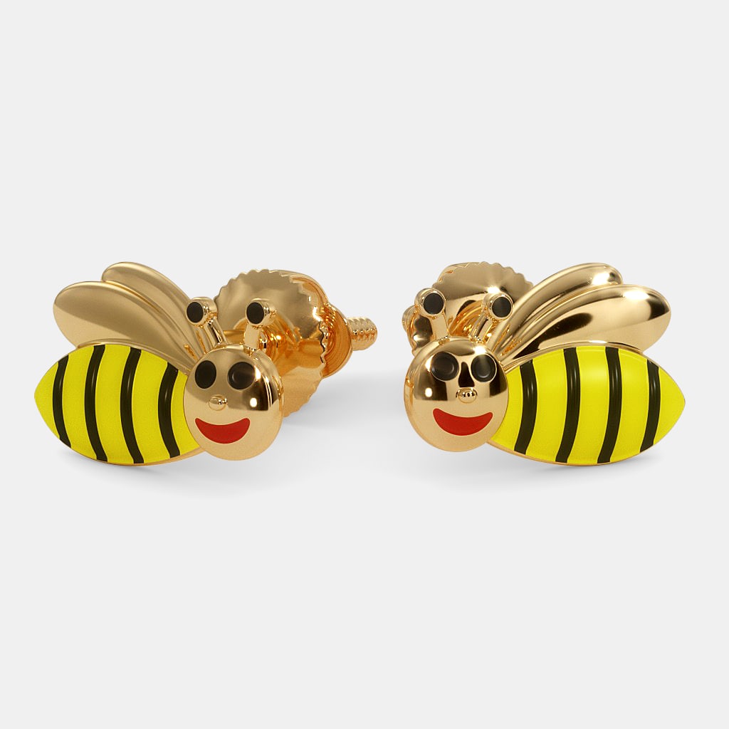 The Bumble Bee Earrings For Kids