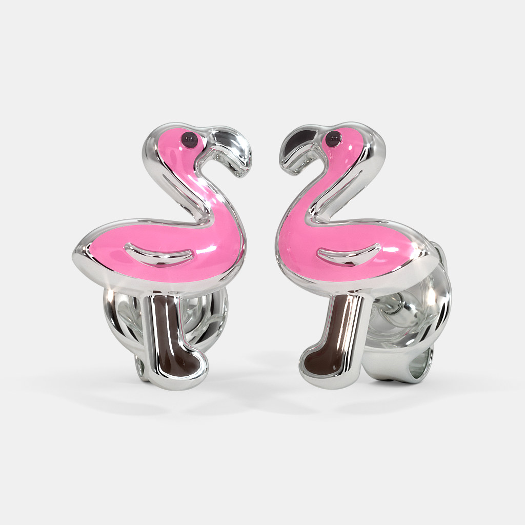 The Flamingo Kids Stud Earrings