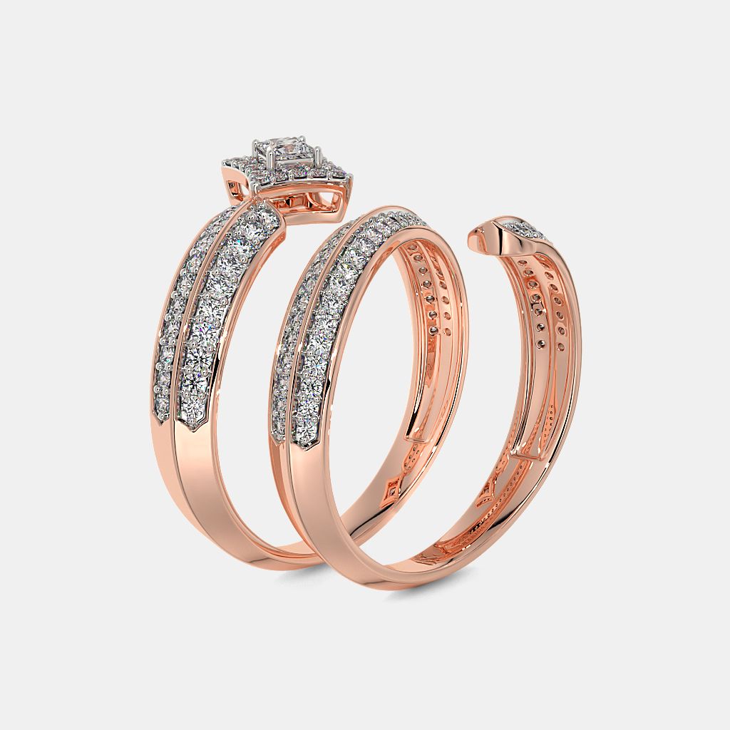 The Elyse Spiral Ring BlueStone