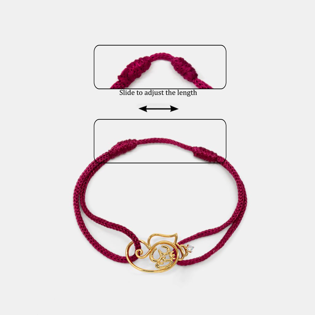The Avigna Ganesha Rakhi BlueStone
