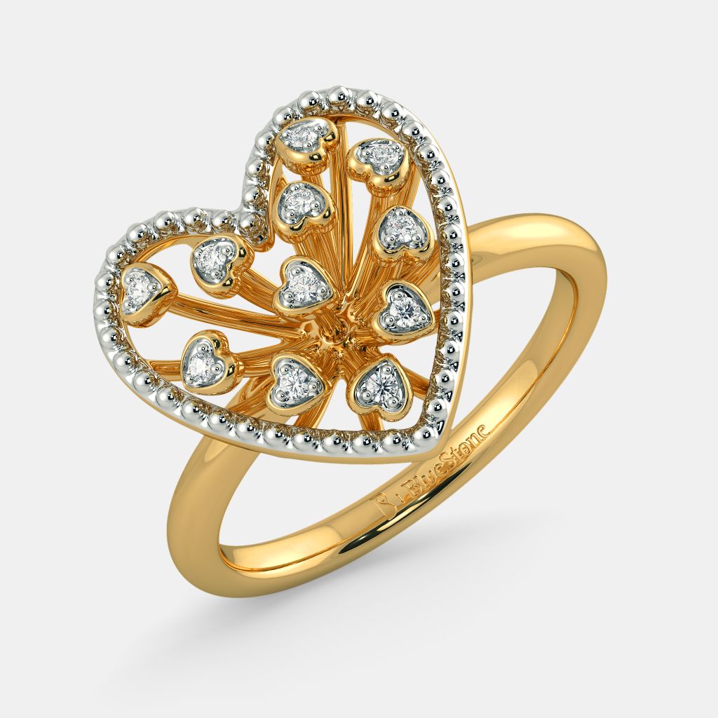 The Haley Heart Ring BlueStone