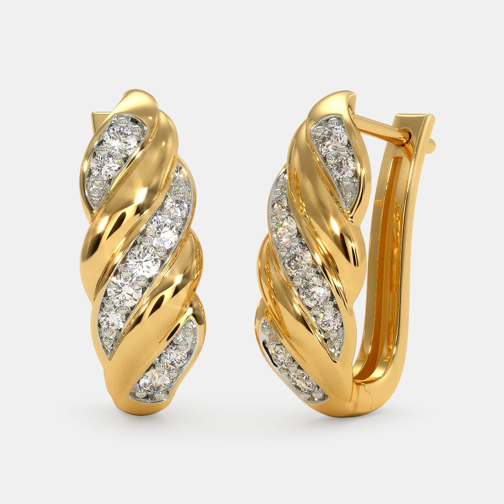 The Fabiana Hoop Earrings BlueStone