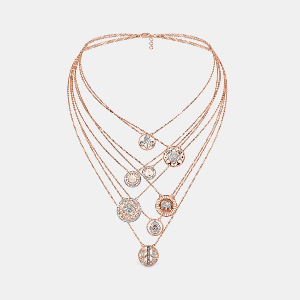 The Shriya Ashta Multi Layered Necklace BlueStone