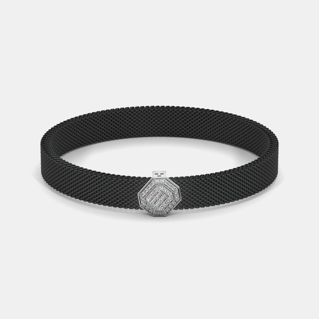 The Harlan Steel Bracelet | BlueStone.com