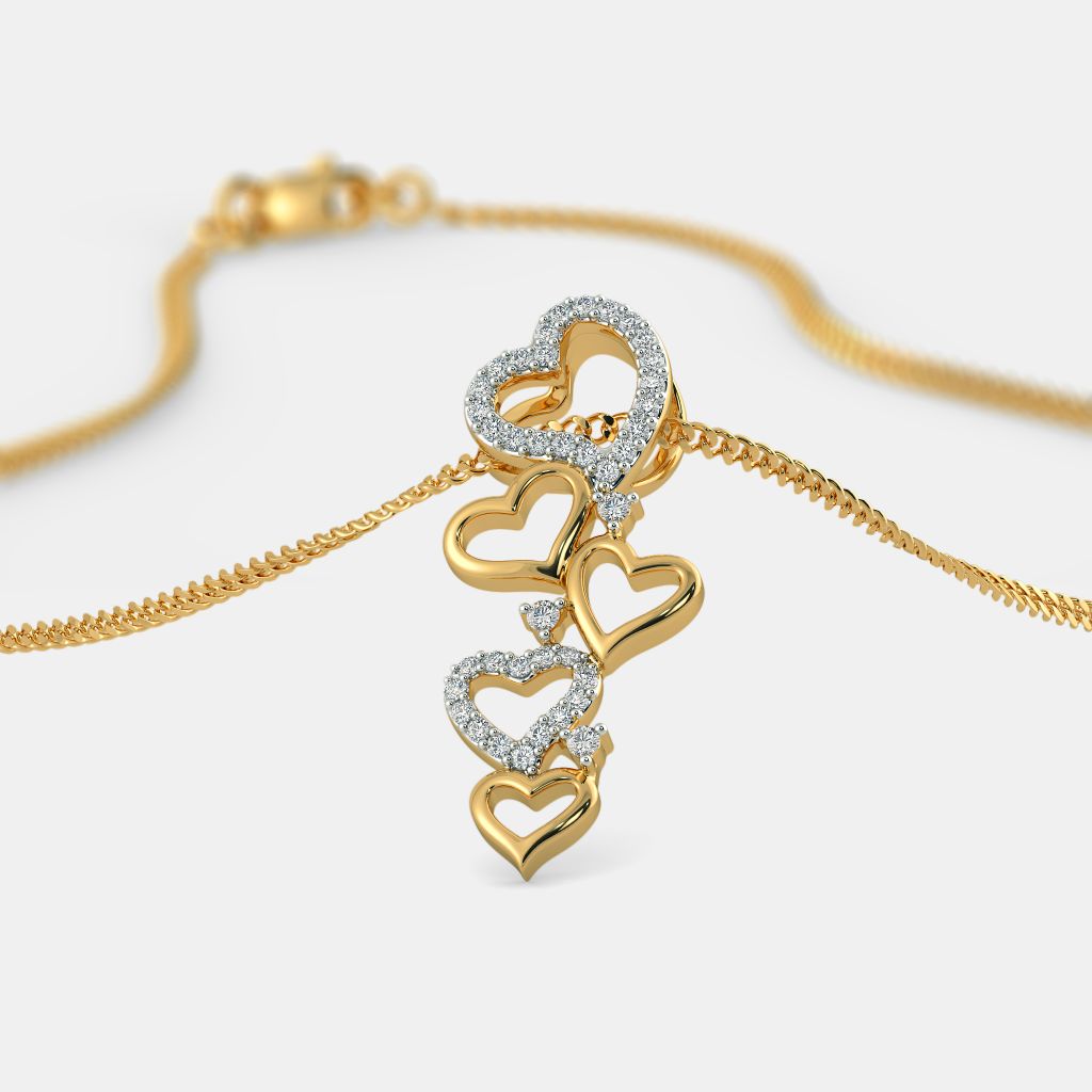 Heart shape locket in gold 2025