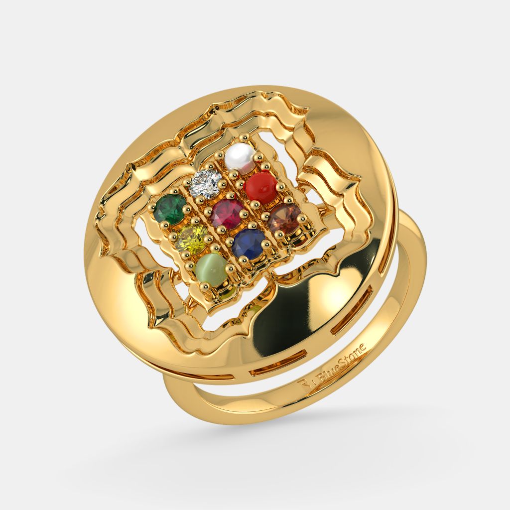 Bluestone navaratna new arrivals ring
