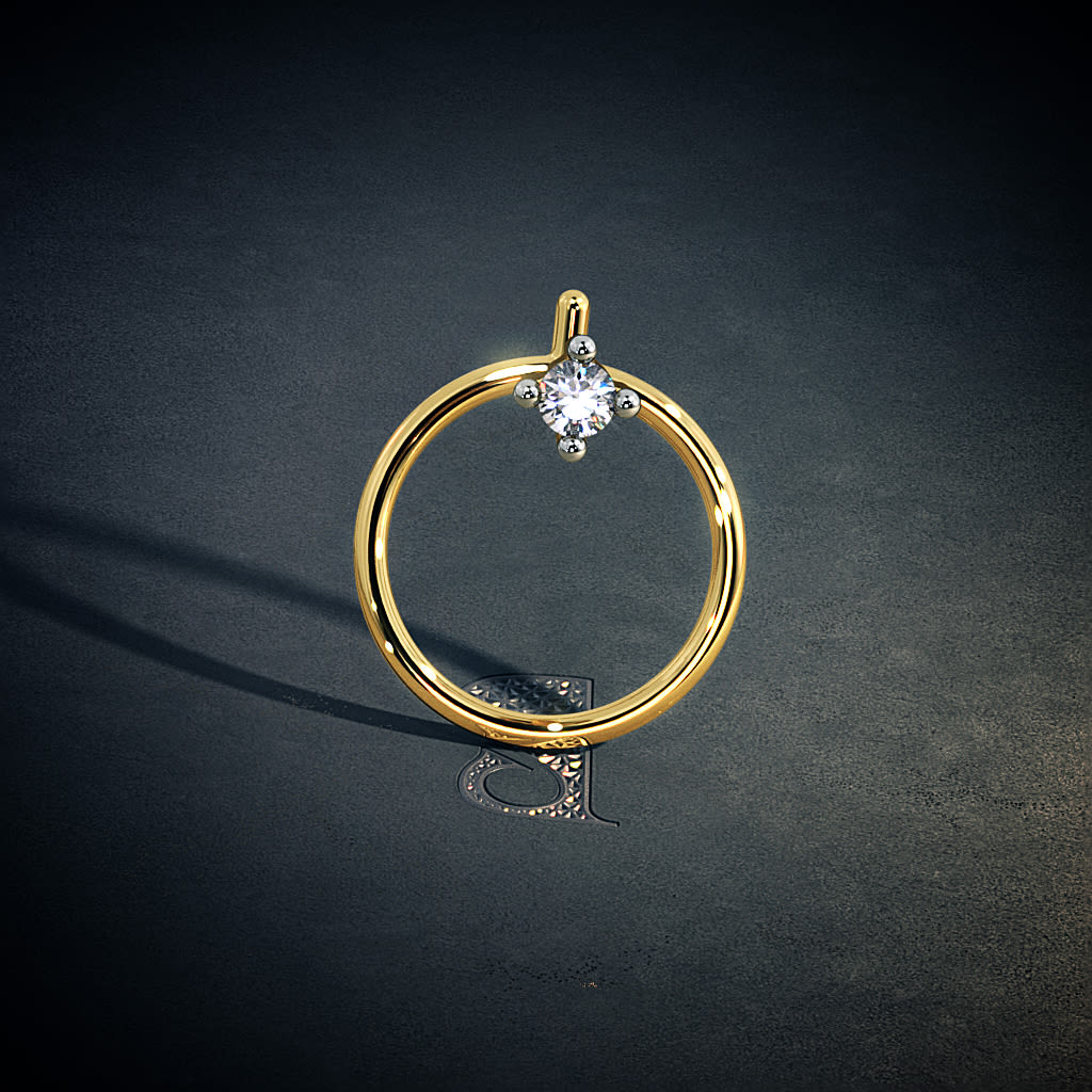Buy 50+ Diamond Nose Pins Designs Online India's