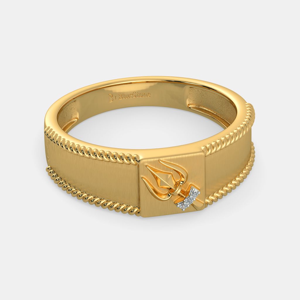Bluestone trishul ring new arrivals