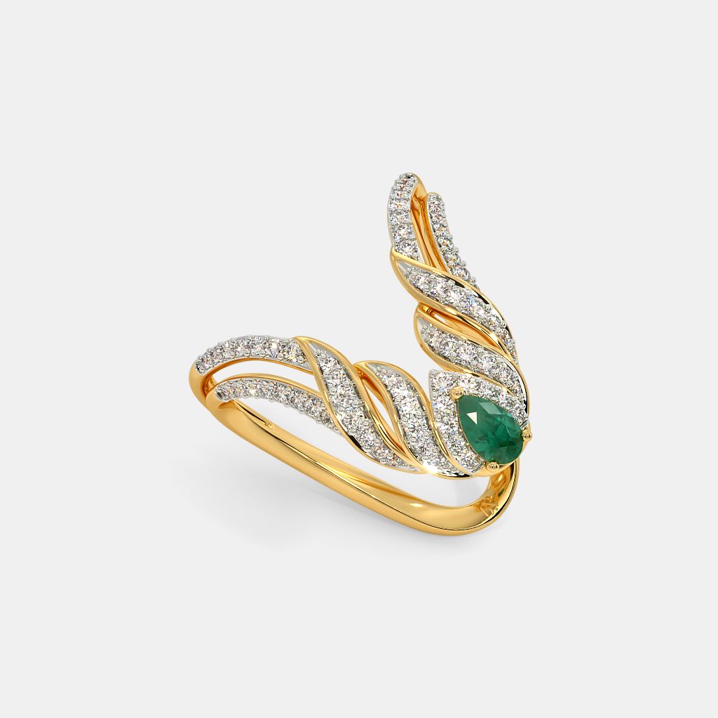 Regal 22 Karat Gold And Diamond Vanki Finger Ring | forum.iktva.sa
