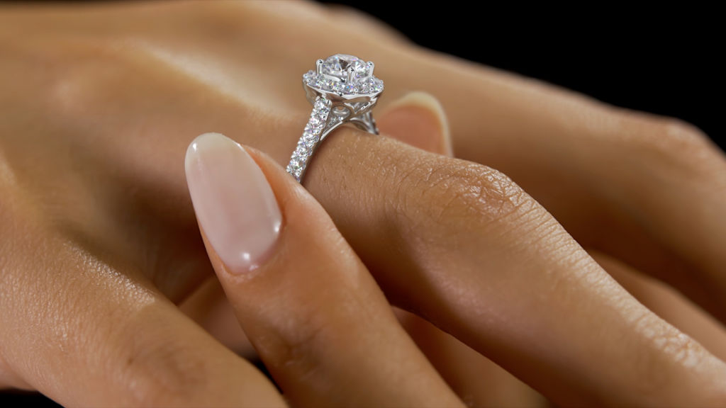 Real diamond hot sale solitaire ring