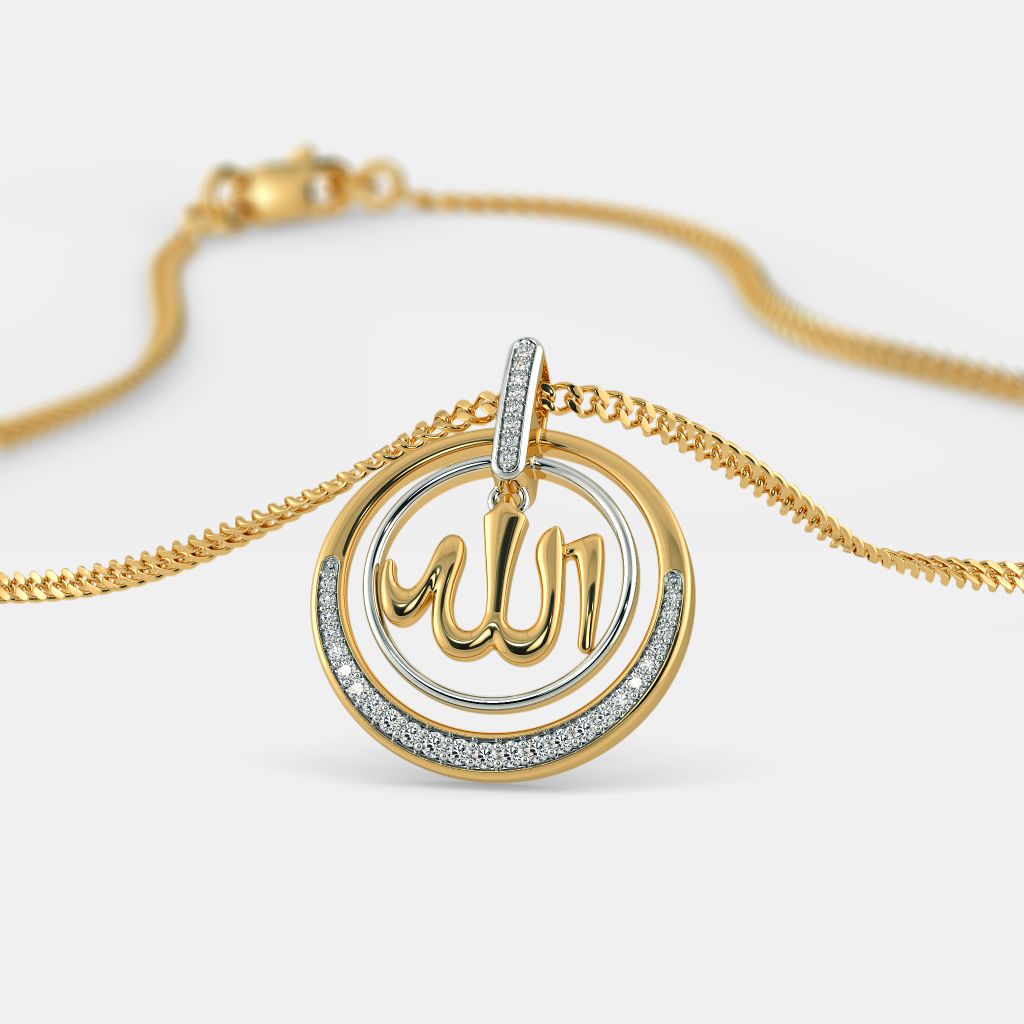 Allah pendant on sale gold