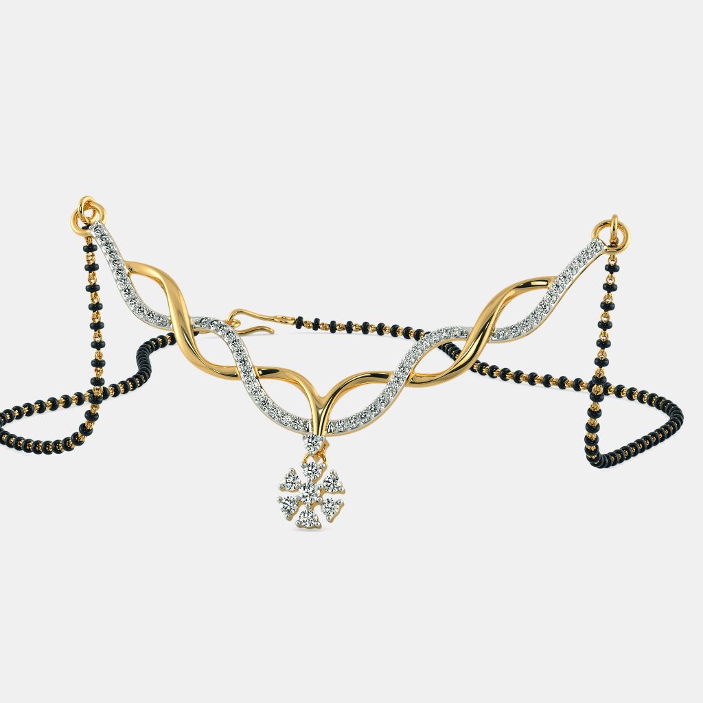The Chitra Mangalsutra Pendant BlueStone
