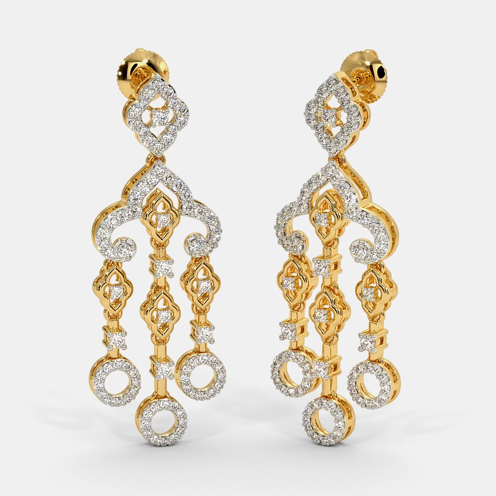 The Filippo Dangler Earrings BlueStone