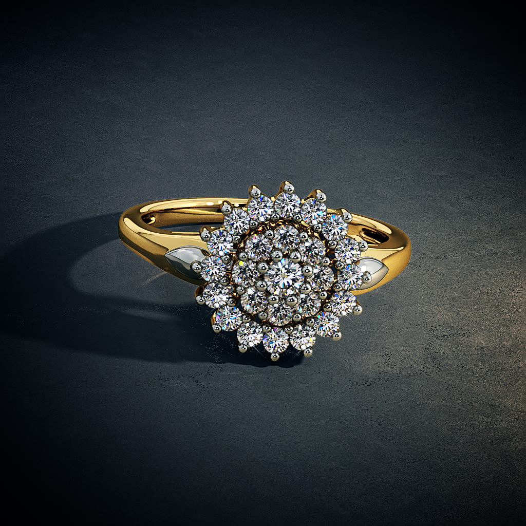 Details more than 78 cluster diamond engagement ring designs - vova.edu.vn