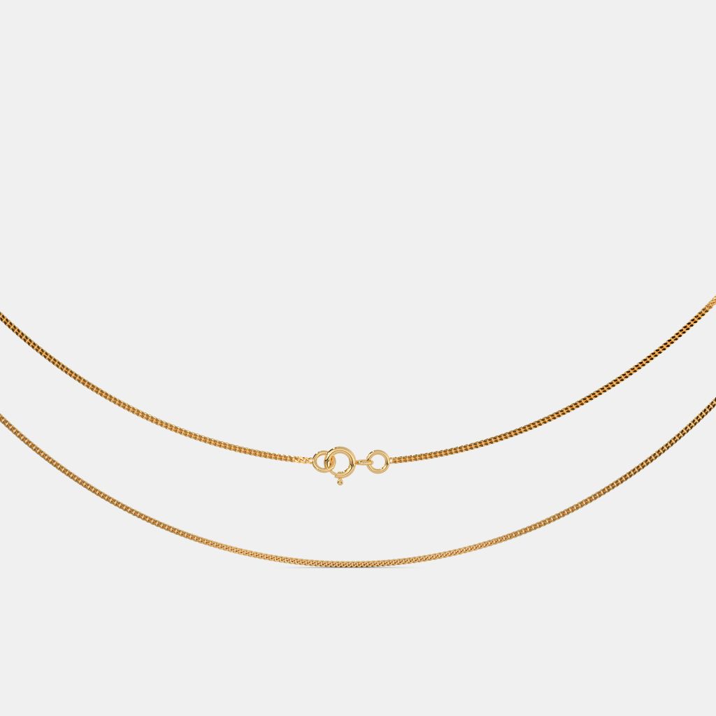 Gold plain chain models online