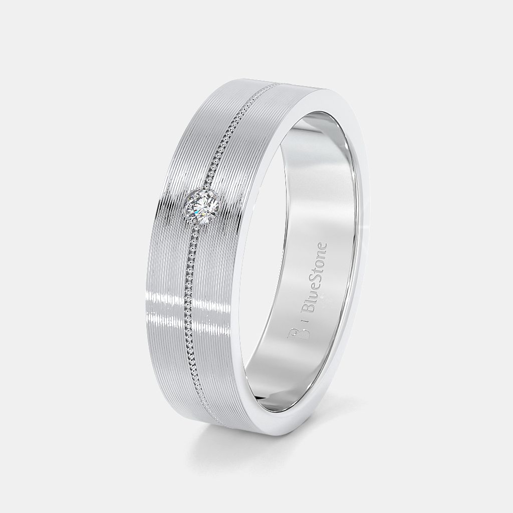 Platinum wedding band for him clearance