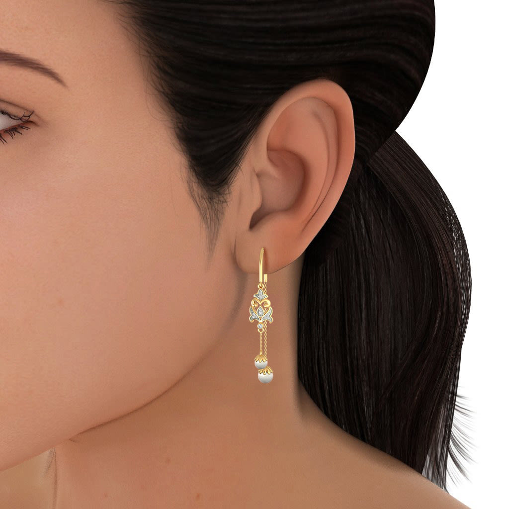 Sui dhaga diamond earrings shop