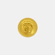 100 milligram 24 KT Lakshmi Gold Coin - thumb 1