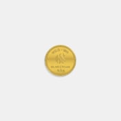 500 milligram 24 KT Gold Coin - thumb 1