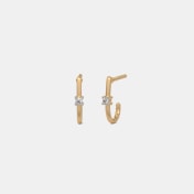 The Doina J Hoop Earrings - thumb 1
