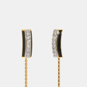 The Noir Bling Sui Dhaga Earrings - thumb 4