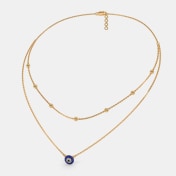 The Ailia Evil Eye Layered Necklace - thumb 4