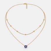 The Ailia Evil Eye Layered Necklace - thumb 5