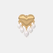 The Aeila Heart Drop Earrings - thumb 3