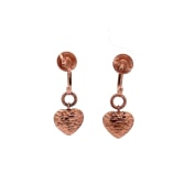 The Love Cascade Dangle Hoop Earrings - thumb 3