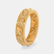 The Facet Peak Band Ring For Him - thumb 1