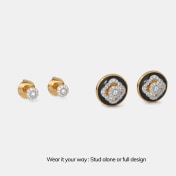 The Moduva Multiwearable Stud Earrings - thumb 5