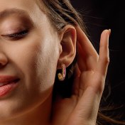 The Vitrail Hoop Earrings - thumb 2