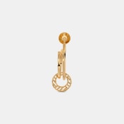 The Devanya Dangle Hoop Earrings - thumb 6