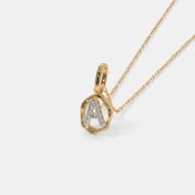 The Naamya A Initial Pendant - thumb 1