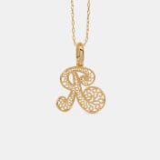 The Avelinc R Initial Pendant - thumb 6