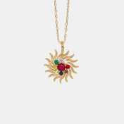 The Flamara Navaratna Pendant - thumb 5