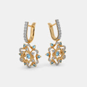 The Danzyia Dangle Hoop Earrings - thumb 4