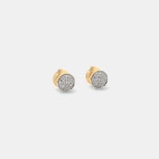 The Yael Pave Stud Earrings - thumb 6