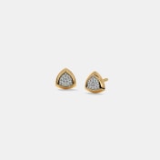 The Barett Pave Stud Earrings - thumb 1