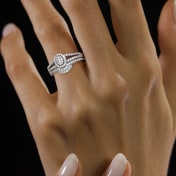 The Ethereal Tide Bridal Ring Set - thumb 4