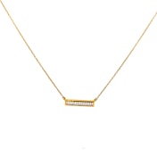 The Dazzle Edge Pendant Necklace - thumb 3