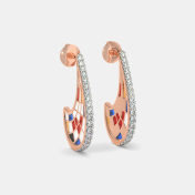 The Chromatic Brilliance J Hoop Earrings - thumb 7