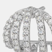 The Solaya J Hoop Earrings - thumb 3