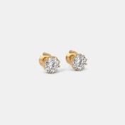 The Viron Solitaire Stud Earrings - thumb 6