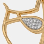 The Maiya M Initial Ring - thumb 3