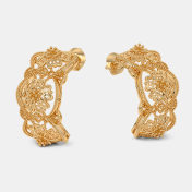 The Lidianne J Hoop Earrings - thumb 4